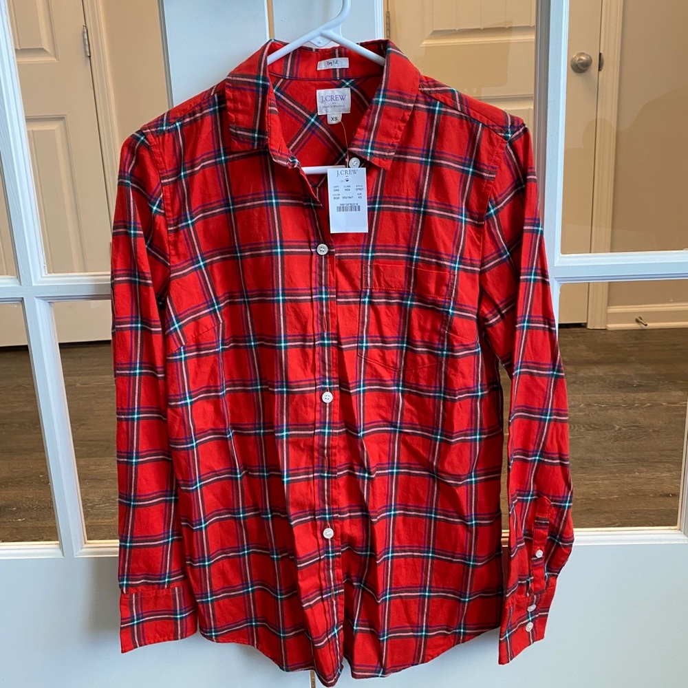 J Crew Boy Fit Button Down